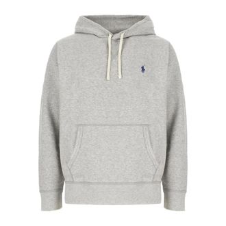 Polo Ralph Lauren Stijlvolle Sweatshirts voor Mannen - Heren - Hoodies - Grijs - S - Katoen - Hoodies & sweatvesten