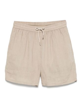 MC2 Saint Barth jersey swim shorts - men - Linen/Flax/Cotton - S - Neutrals