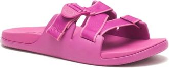 Chaco Womens Chillos Slide Sandal In Outskirt Fuchia