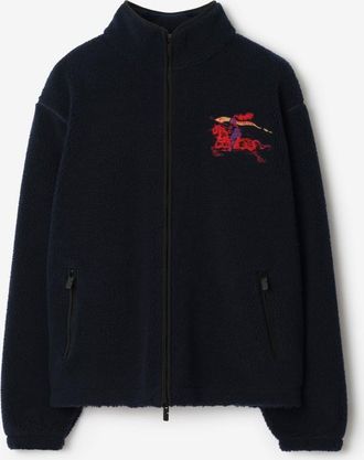 Burberry EKD Wool Cashmere Blend Fleece