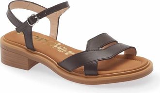Wonders Womens Janet Ankle-Strap Sandal In Brown