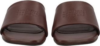 Maison Margiela Anatomic Low-Heeled Embossed Sandals