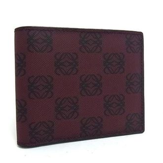 Loewe Black Bordeaux Pvc Wallet (Bi-Fold) (Pre-Owned)