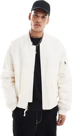 The North Face bomber jacket in white