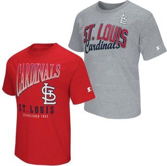Starter Mens Starter Red/Heather Gray St. Louis Cardinals Two-Pack T-Shirt Set at Nordstrom, Size Xx-Large