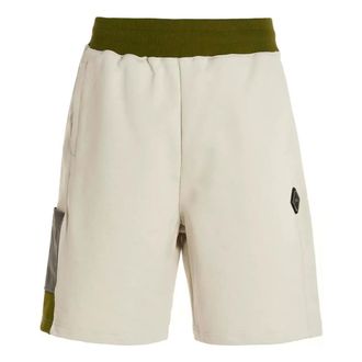 A-Cold-Wall* Logo Embroidered Straight Leg Shorts Bone ACWMB098-BONE