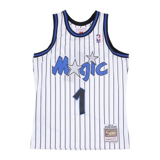 Mitchell & Ness Sportswear, male, White, Size: S Hardwood Classics Anfernee Hardaway Swingman Jersey