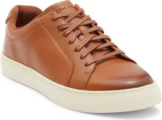 Cole Haan Grand Series Jensen Leather Low Top Sneaker in British Tan at Nordstrom, Size 10.5