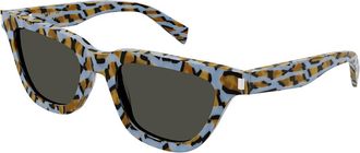 Saint Laurent SL 462 SULPICE 013 Womens Sunglasses Tortoiseshell Size 53