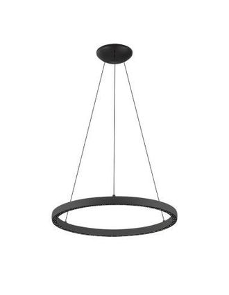 Mantra Mantra L&aacute;mpara De Techo Led Colgante Riumar Redondo 40+15w 3000k 62,8cm &Oslash; Blanco/negro/arena