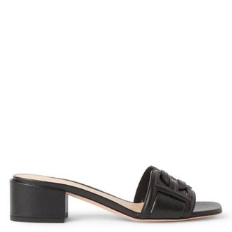 Bally Peoni B Chain Detail Leather Sandals