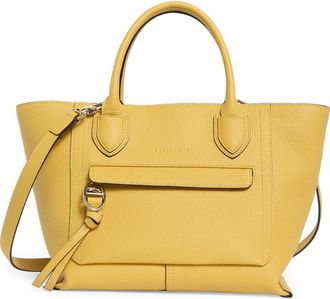 Longchamp Medium Leather Handbag in Yellow at Nordstrom Rack