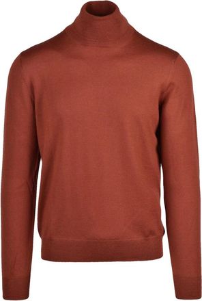 Gran Sasso Ciclista Turtleneck - Heren - Coltruien - Oranje - 3XL - Wol - Truien & Vesten