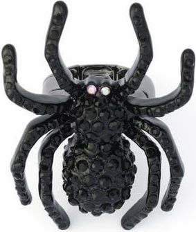 Betsey Johnson Spider Cocktail Ring in Black at Nordstrom