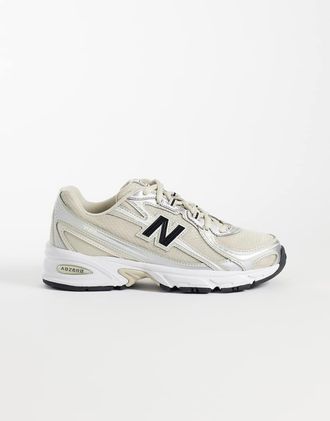 New Balance 740 - Sneakers beige e nere-Neutro