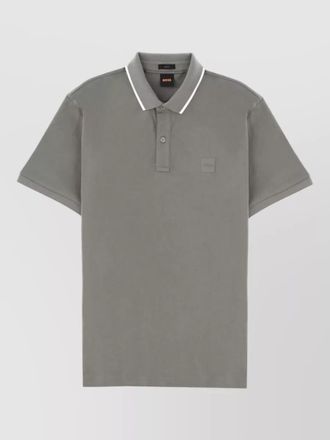 HUGO BOSS piqu&eacute; polo shirt