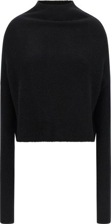 Rick Owens Black Cashmere Womens Cardigan