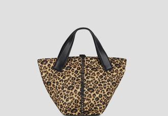 Alexander Smith Lauren Small handbag with shoulder strap in spotted nylon
