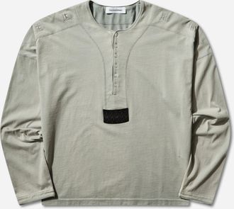 Kiko Kostadinov Men s Sargo Long Sleeve Henley Seashore