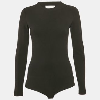 Solace London Black Crepe Keziah Bodysuit
