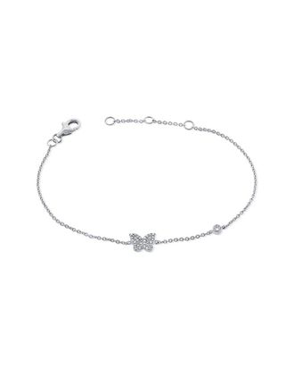 Sabrina Designs 14K 0.14 Ct. Tw. Butterfly Bracelet