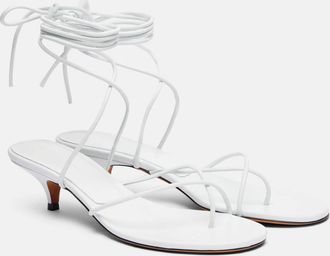 Proenza Schouler Sandali Slash Tie 40 in pelle