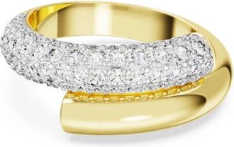 Swarovski Kristallen ring voor elegante gelegenheden - Dames - Ringen - Geel - 52 MM - Accessoires