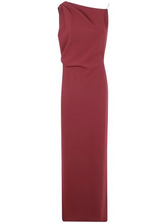 Max Mara Back Neck Pot Long Dress Clothing