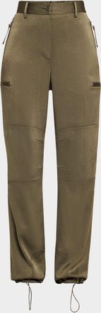 Helmut Lang Fluid-Satin Flight Pants