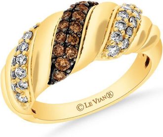 Le Vian Ladies Cremebrule Rings set in 14K Honey Gold