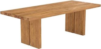 Rendez-Vous D&eacute;co Mesa de jard&iacute;n rectangular de madera de teca reciclada 10 personas