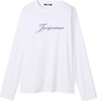Jacquemus Jacquemus zwarte top met lange mouwen