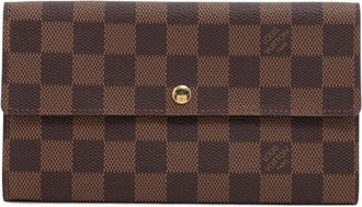 Louis Vuitton Portafoglio Sarah Damier 2003 - Marrone