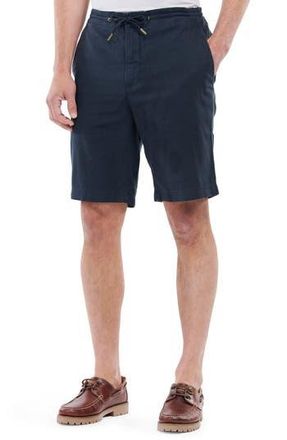 Barbour Linen & Cotton Blend Shorts in City Navy at Nordstrom Rack, Size 32