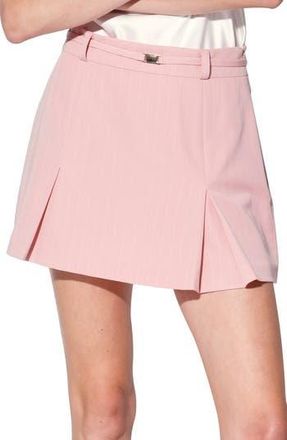Walter Baker Daniella Miniskirt in Pink Pin Stripe at Nordstrom Rack, Size 6