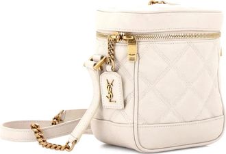 Saint Laurent 80s Vanity Bag Quilted Leather crossbody bag - Beige