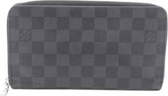Louis Vuitton Pre-owned Wallets, male, Black, Size: ONE SIZE Pre-owned Long Wallet (Bi-fold) - Damier Graphite