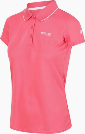 Regatta Womens Maverick V Regular Fit Polo T-Shirt - Pink - Size: 10