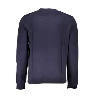 Napapijri Cotton Crew Neck Sweater - Blue