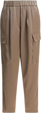 Semper Tapered Cargo Broek - Dames - Broeken - Beige - S - Broeken