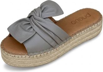 Bueno Womens Kooma Sandals In Light Grey