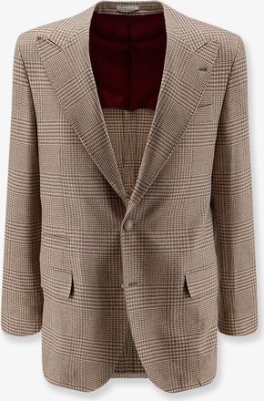 Brunello Cucinelli Blazer monopetto in lana e cashmere - BRUNELLO CUCINELLI - gender_Man