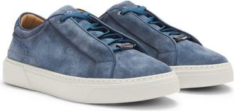 BOSS Gary low-top trainers in suede