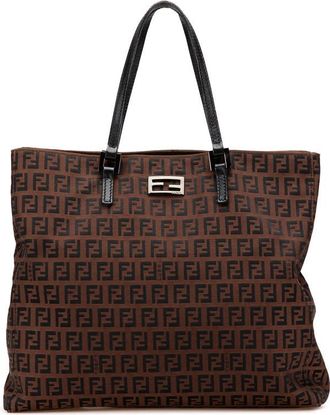 Fendi Pre-owned Fendi Zucchino Canvas Tote Ladies YEMRTP90TEX2T2HT
