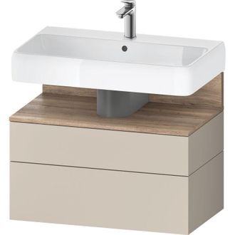 Duravit Qatego Mueble Bajo Lavabo, 1 Extra&iacute;ble Y 1 Caj&oacute;n, - Duravit