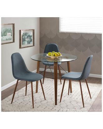 LumiSource Set Of 2 Pebble Dining Chairs