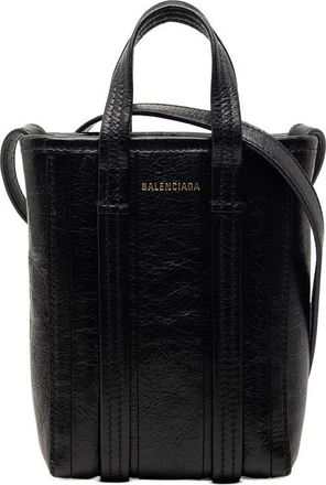 Balenciaga Pre-owned Balenciaga Mini Lambskin Barbes North South Shopper Bag Ladies QHQYF633HHAB5FBA