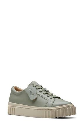 Clarks Mayhill Walk Sneaker in Light Green Leather at Nordstrom Rack, Size 8.5