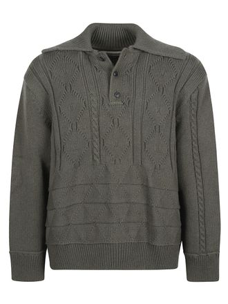 Namacheko Osterly Textured Knit Polo Shirt