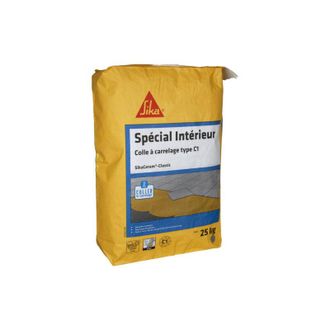 Sika Adesivo speciale per interni per piastrelle nuovo (C1) Sika Sika Ceram Classic - Grigio - 25kg